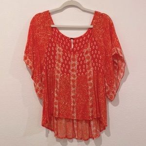 Free People boho shirt